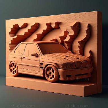 3D мадэль BMW E46 (STL)